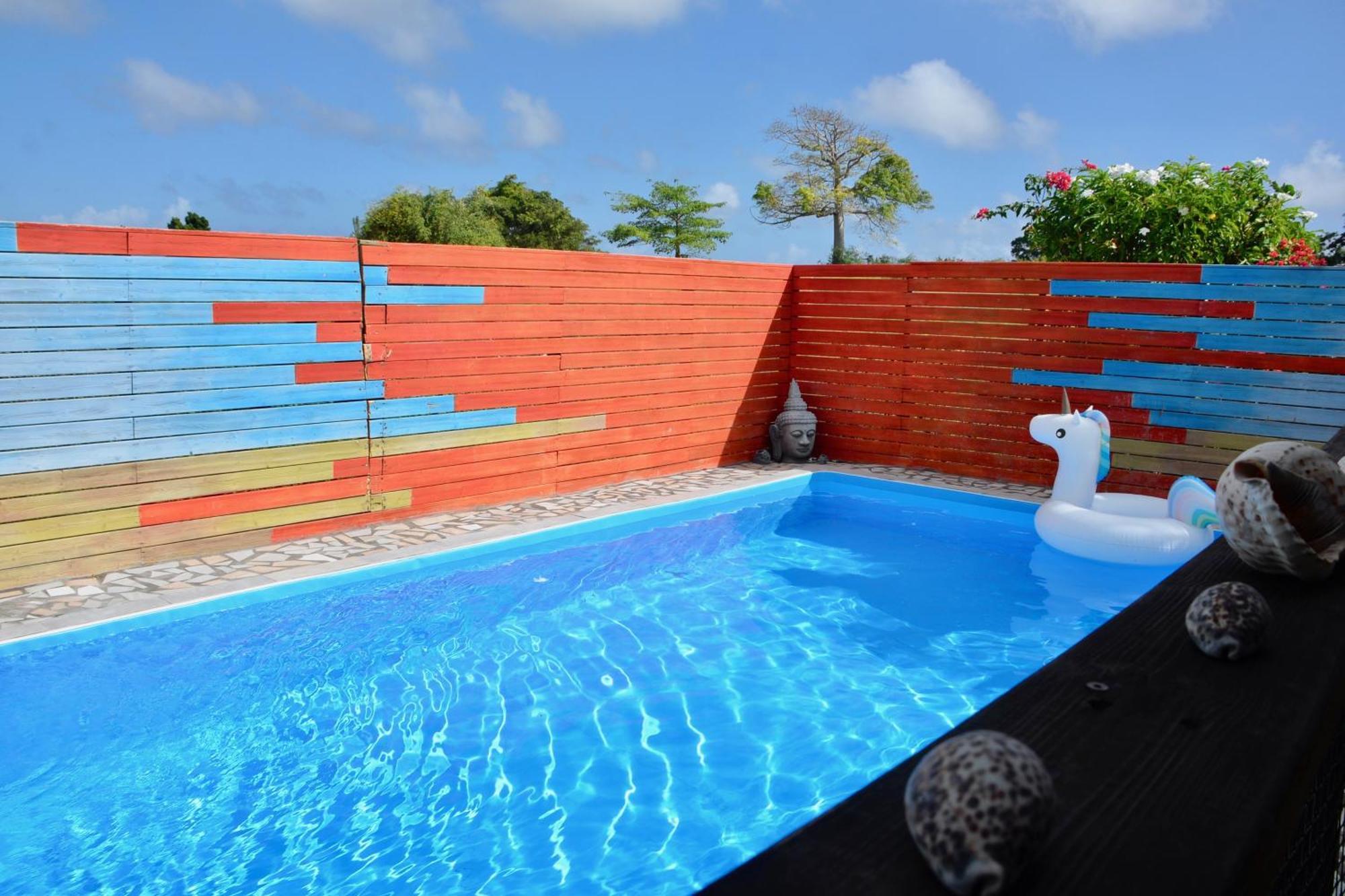 Bungalow La Perle - Jacuzzi - Piscine 圣弗朗索瓦 外观 照片